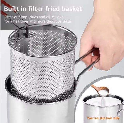 Stainless Steel Deep Fry Frying Pot