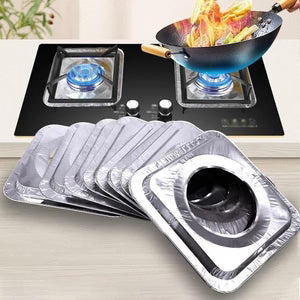 Aluminium Gas Stove Burner Covers (10 Pcs)