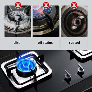 Aluminium Gas Stove Burner Covers (10 Pcs)
