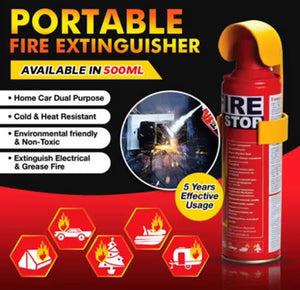 Fire Stop 500ml Portable Fire Extinguisher