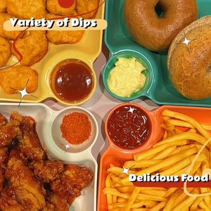 Serving Platter Set with Dip Bowl